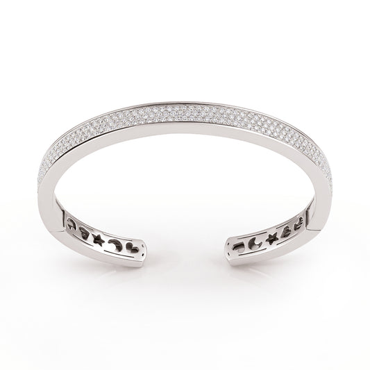 Dolce Vita Armreif, Weißgold • Diamant von Al Coro (NB534W)