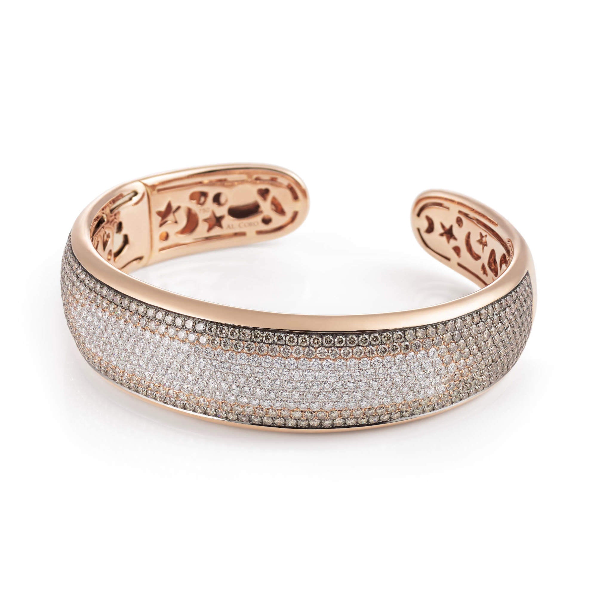Al Coro Dolce Vita Armreif (NB9087BD) aus Bicolor-Gold mit Diamant