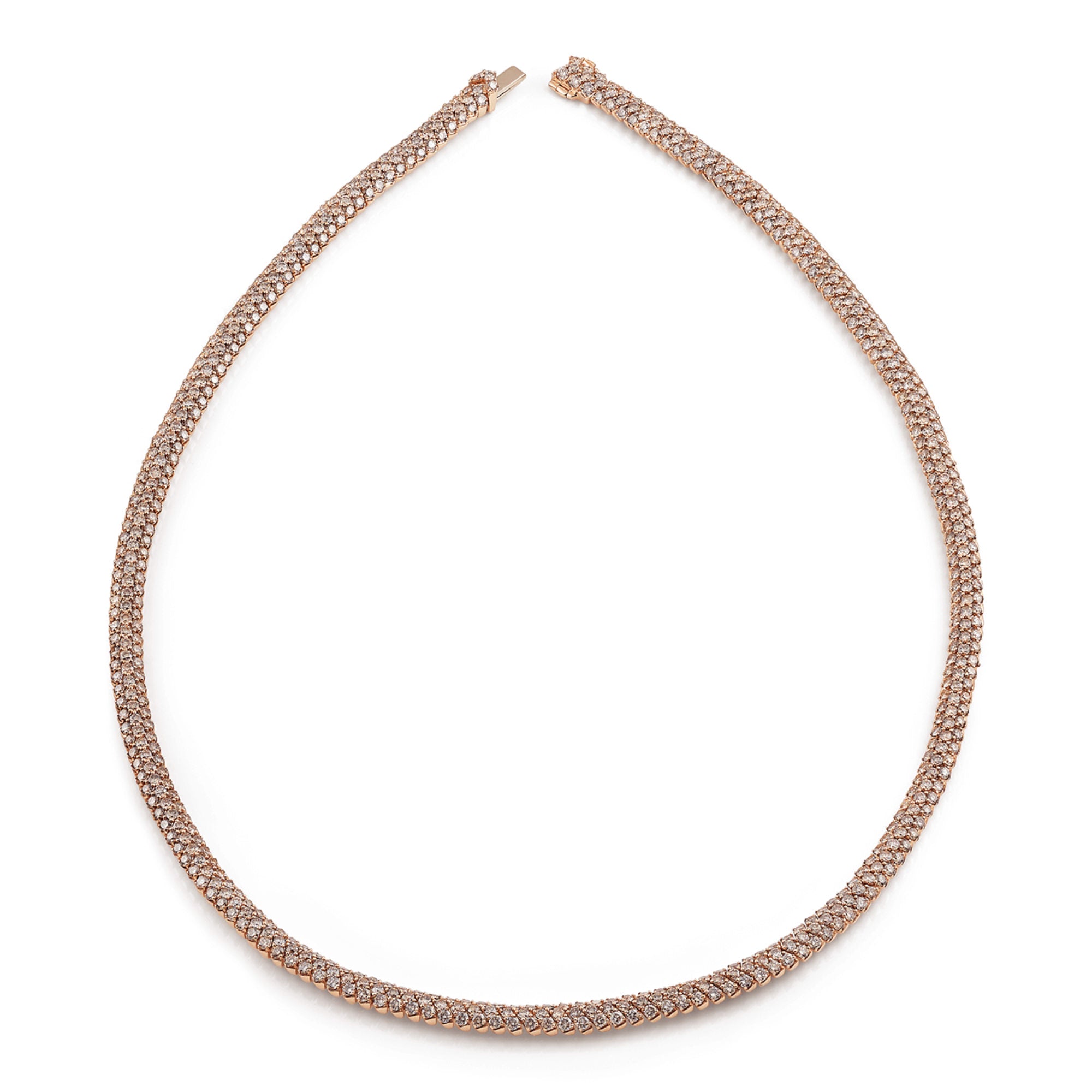 Al Coro Dolce Vita Collier (TN119BR42) aus Roségold mit Diamant