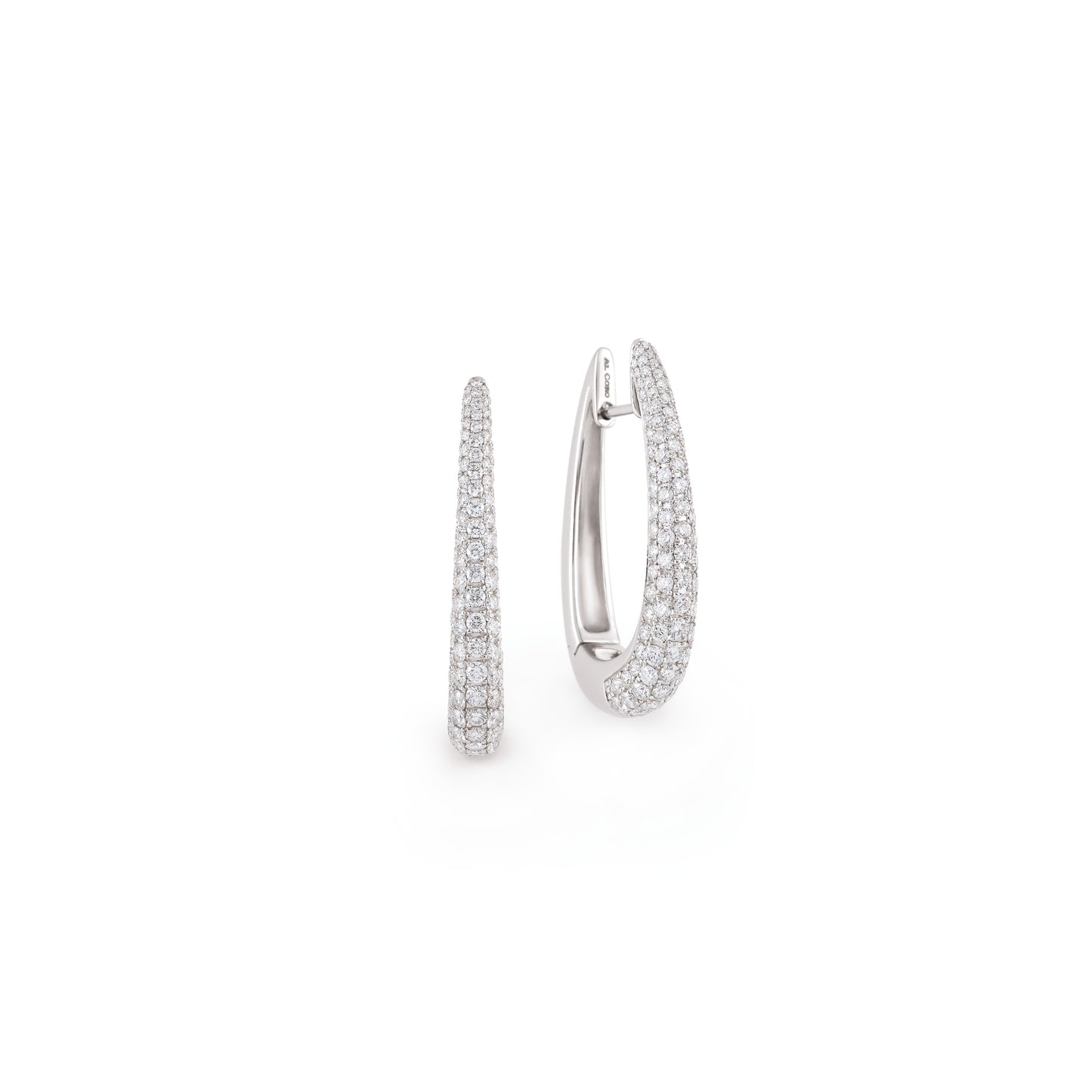 Dolce Vita Ohrringe, Weißgold • Diamant von Al Coro (E2013W)