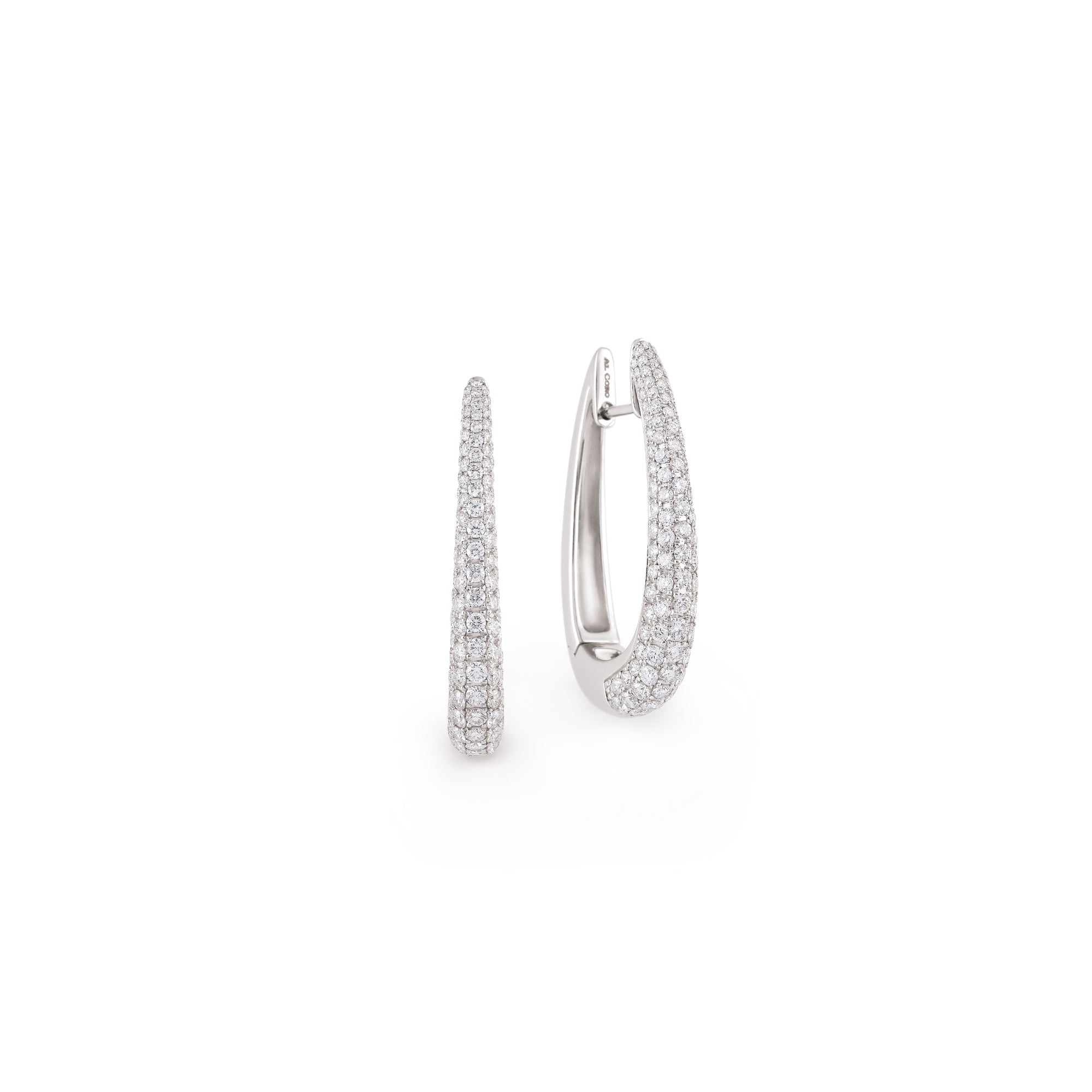 Al Coro Dolce Vita Ohrringe (E2013W) aus Weißgold mit Diamant