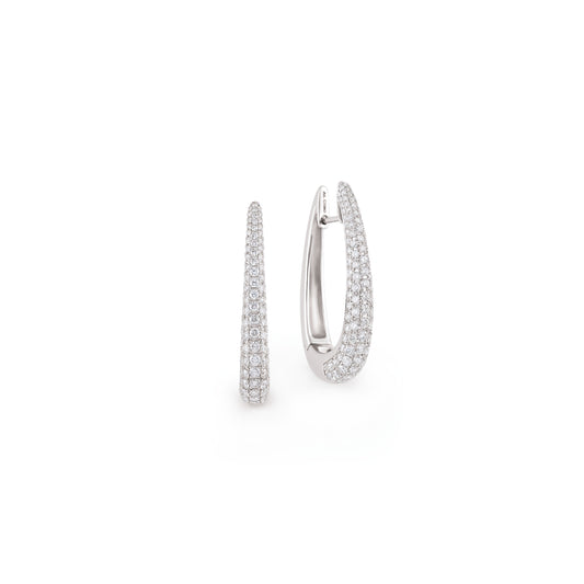 Dolce Vita Ohrringe, Weißgold • Diamant von Al Coro (E2013W)