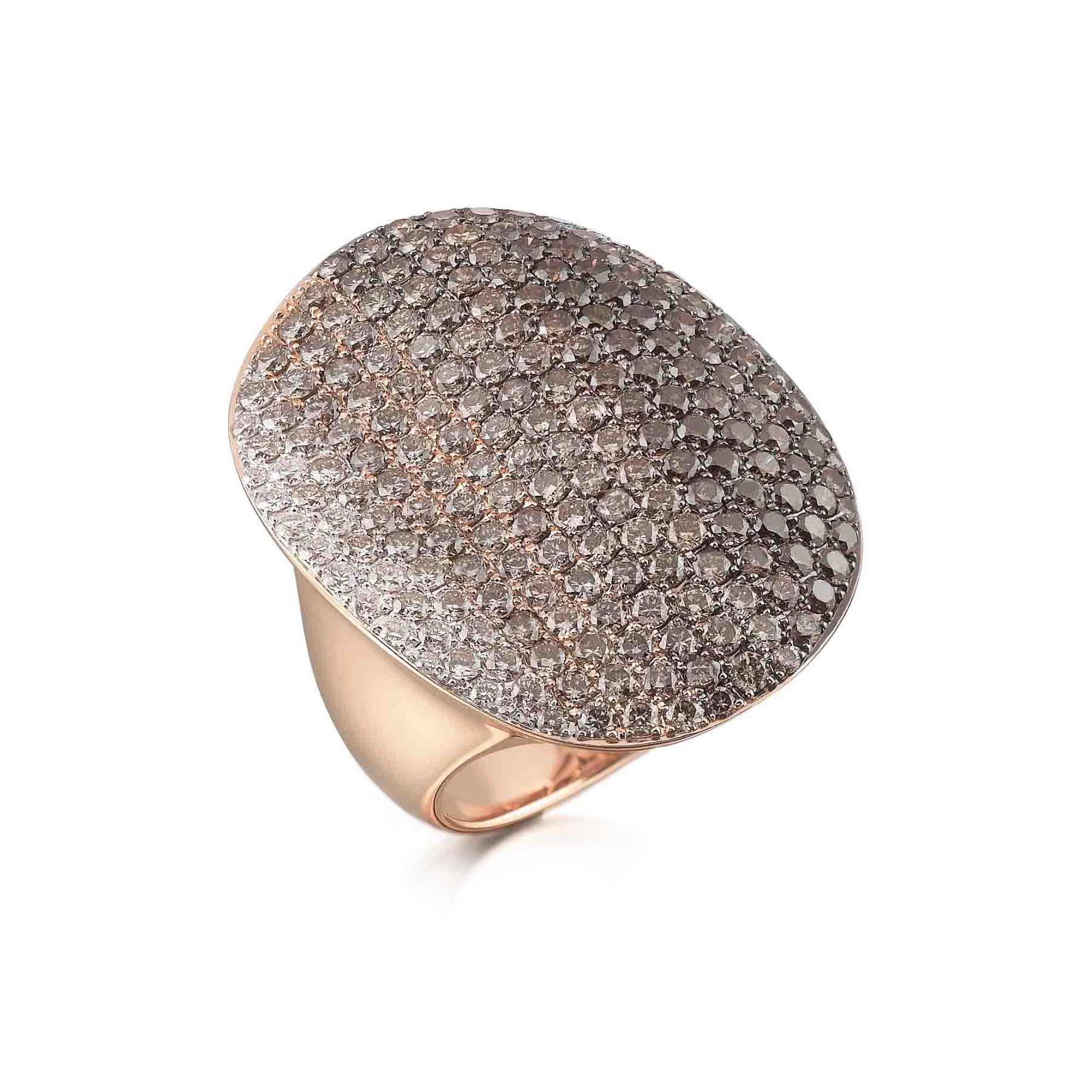 Al Coro Dolce Vita Ring (NR2659) aus Rotgold mit Diamant