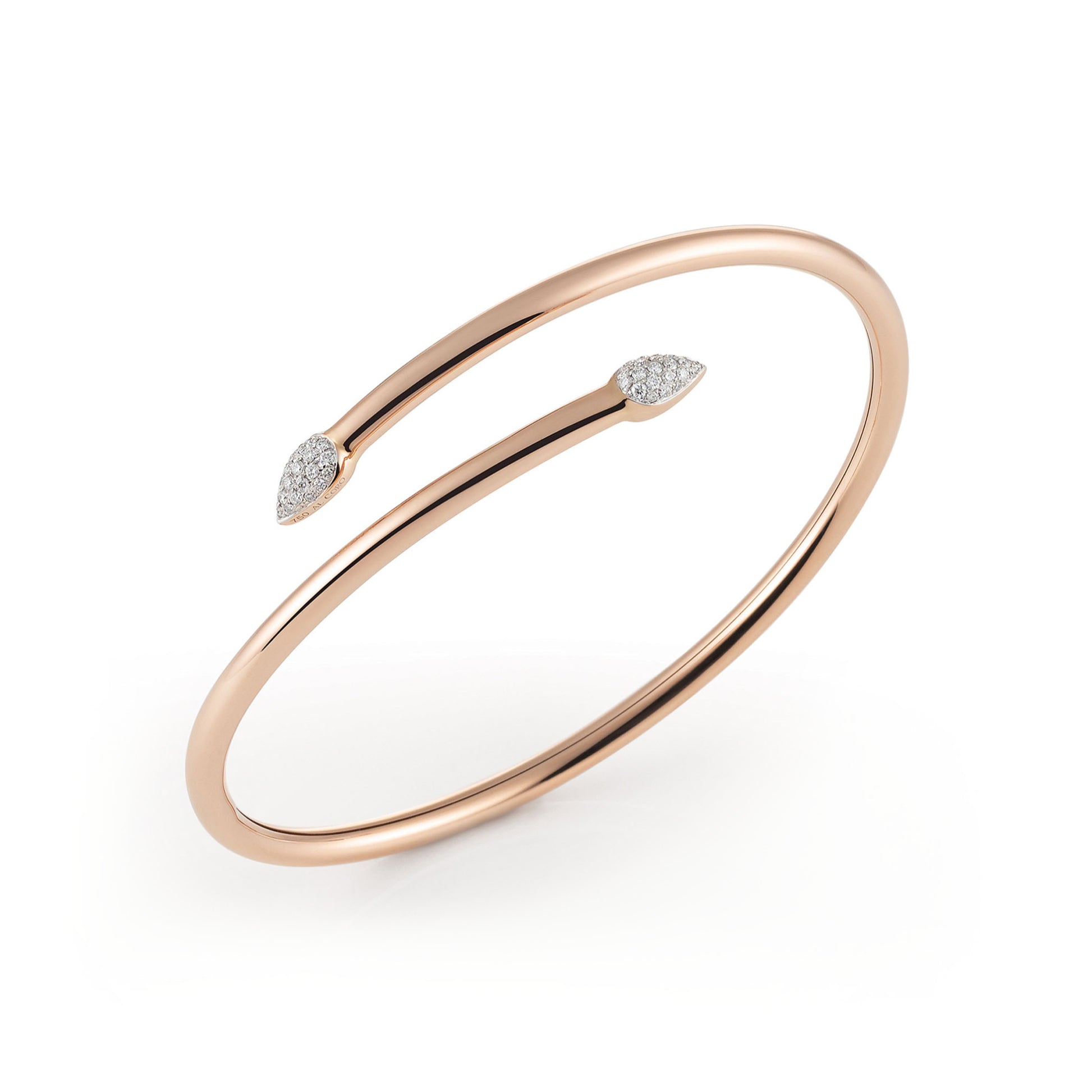 Al Coro Goccia Armreif (NB227WR) aus Roségold mit Diamant