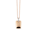 Al Coro La Piazza Anhänger (NC3039R) aus Bicolor-Gold mit Diamant