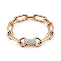 Al Coro La Piazza Armband (AB994R) aus Bicolor-Gold mit Diamant