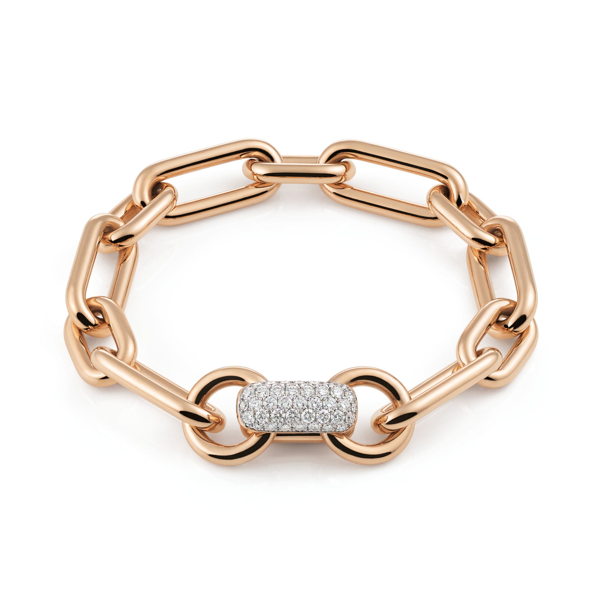 Al Coro La Piazza Armband (AB994R) aus Bicolor-Gold mit Diamant
