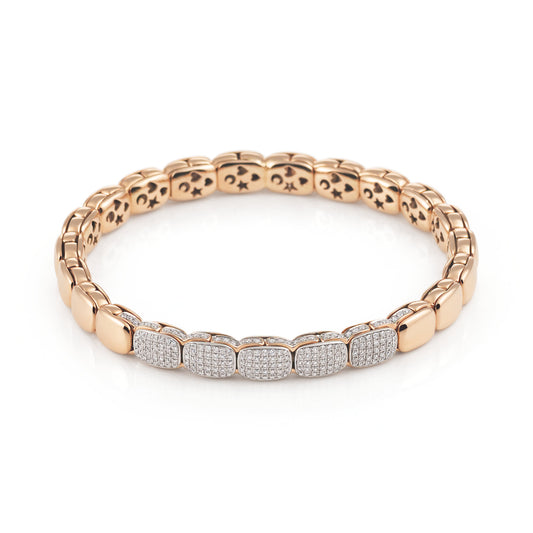 La Piazza Armband, Roségold • Diamant von Al Coro (NBF619WR)