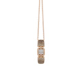 Al Coro La Piazza Collier (NC2941BD) aus Roségold mit Diamant