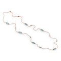 Al Coro La Piazza Collier (NC327TR) aus Roségold mit Diamant