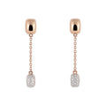 Al Coro La Piazza Ohrhänger (NE308WR) aus Roségold mit Diamant