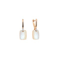 Al Coro La Piazza Ohrringe (NE3041MOR) aus Roségold mit Diamant und Perlmutt