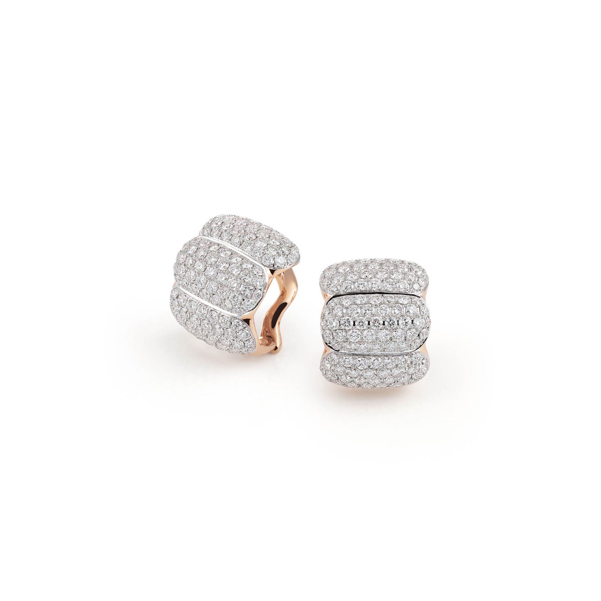 Al Coro La Piazza Ohrringe (NE4891R) aus Roségold mit Diamant