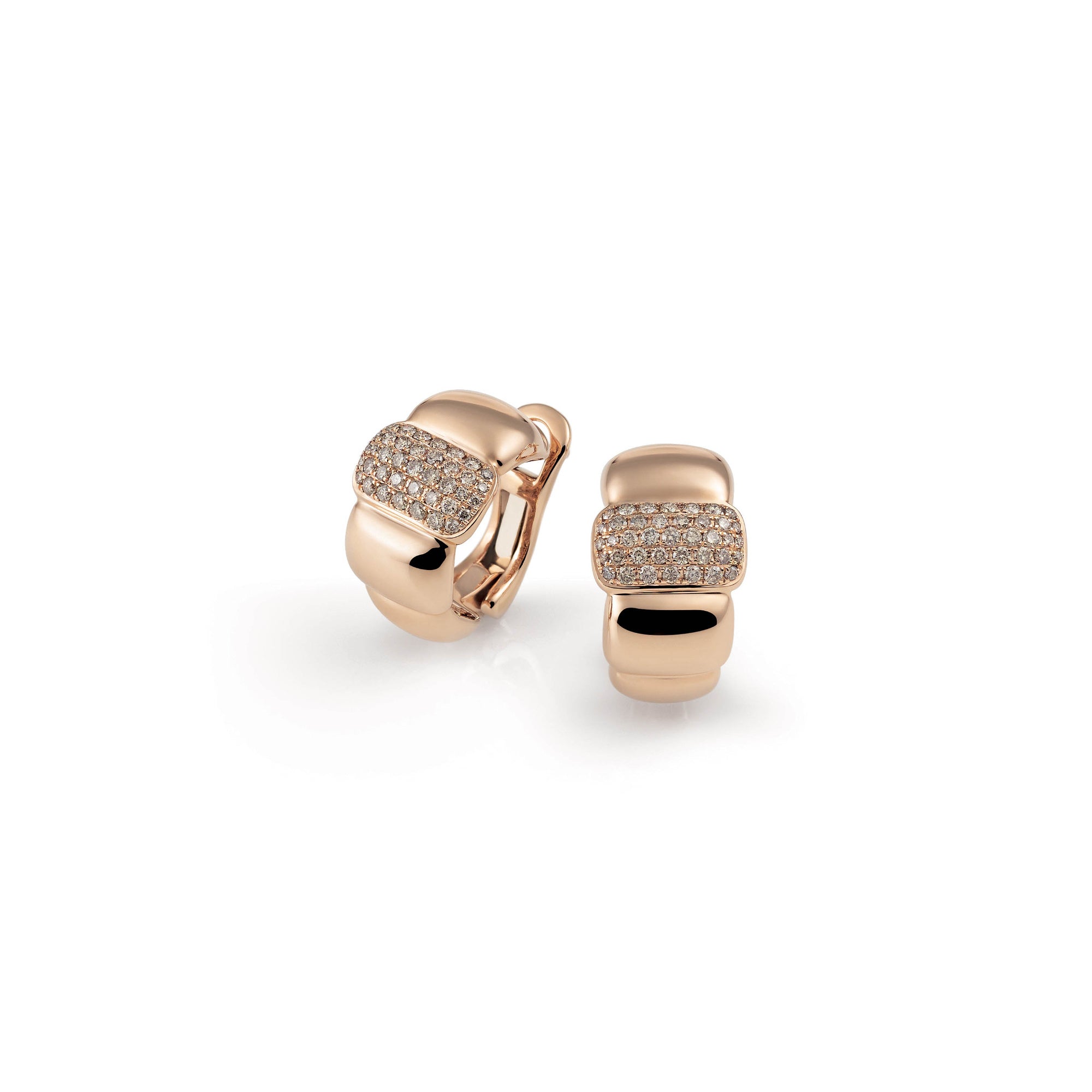Al Coro La Piazza Ohrstecker (NE361BDR) aus Roségold mit Diamant