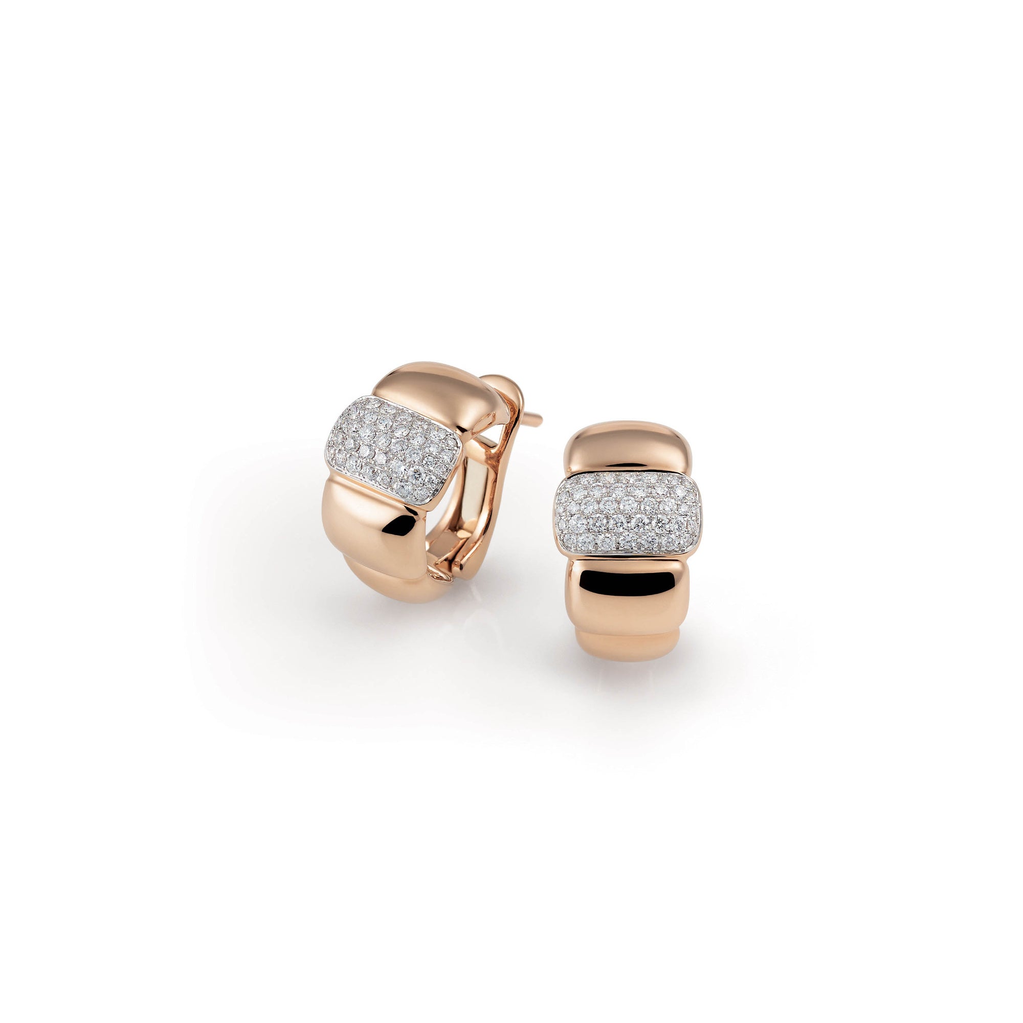 Al Coro La Piazza Ohrstecker (NE361WR) aus Roségold mit Diamant