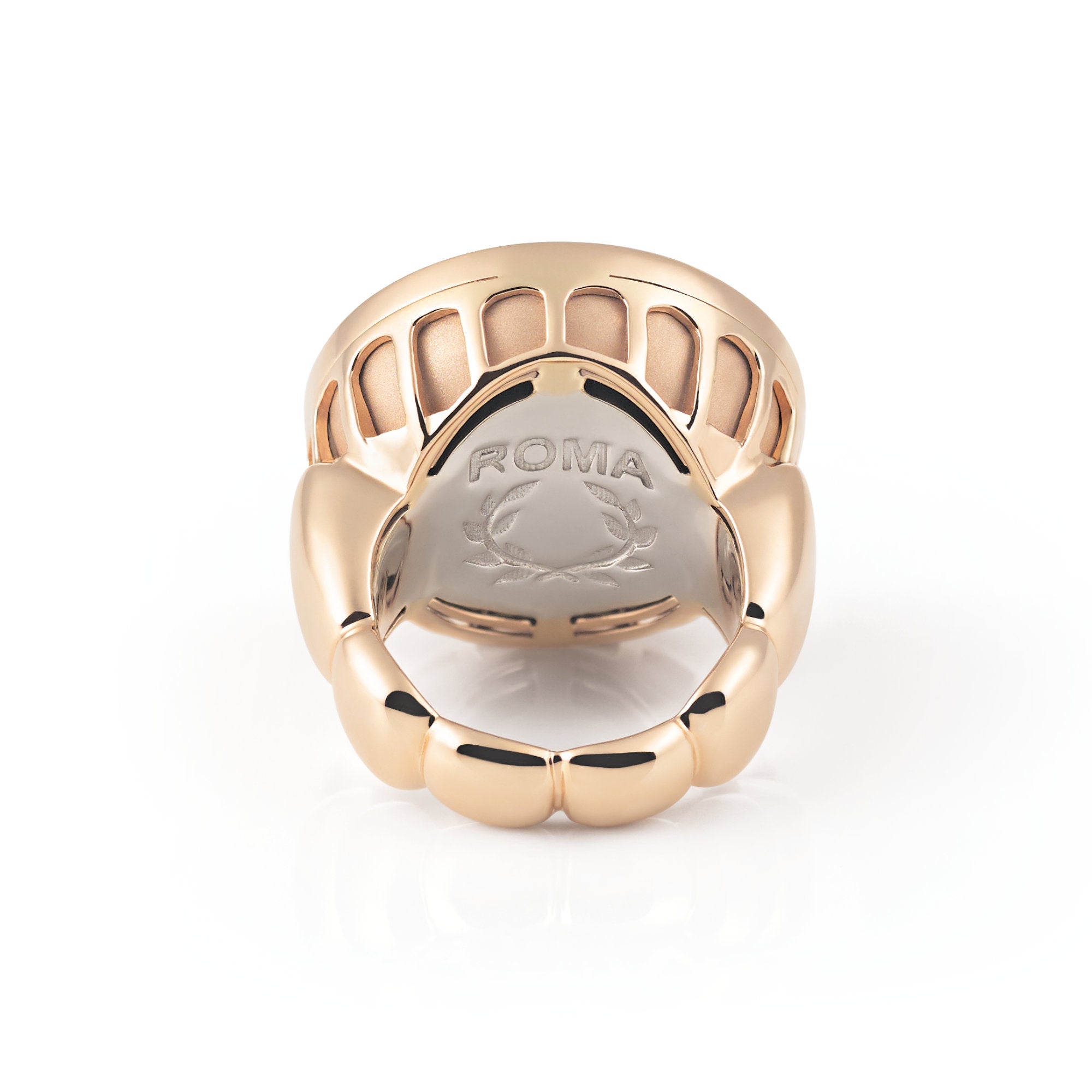 Al Coro La Piazza Ring (NR1487R) aus Bicolor-Gold mit Diamant