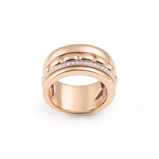 La Piazza Ring, Roségold • Diamant von Al Coro (NR1490R)