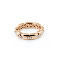Al Coro La Piazza Ring (NR3027RW) aus Bicolor-Gold mit Diamant