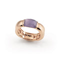 Al Coro La Piazza Ring (NR581AR) aus Roségold mit Amethyst