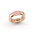 Al Coro La Piazza Ring (NR581PCR) aus Roségold mit Chalcedon