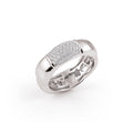 Al Coro La Piazza Ring (NR824W) aus Weißgold mit Diamant