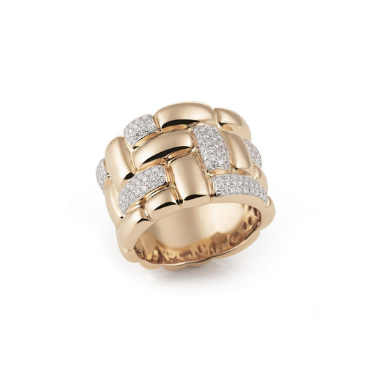Al Coro La Piazza Ring (NR9214WR) aus Roségold mit Diamant