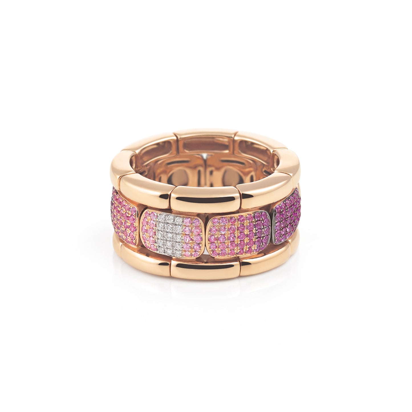 La Piazza Ring, Roségold • Diamant • Saphir von Al Coro (NRF624PSWR)