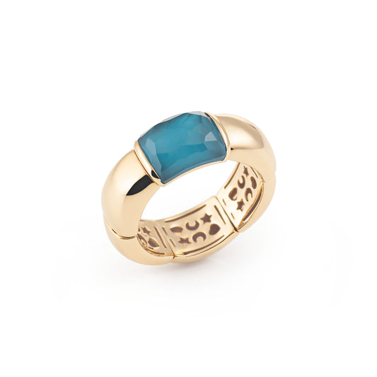 La Piazza Ring, Gelbgold von Al Coro (NRF758TLBG)