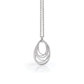 Al Coro Mezzaluna Anhänger (P2376W) aus Weißgold mit Diamant