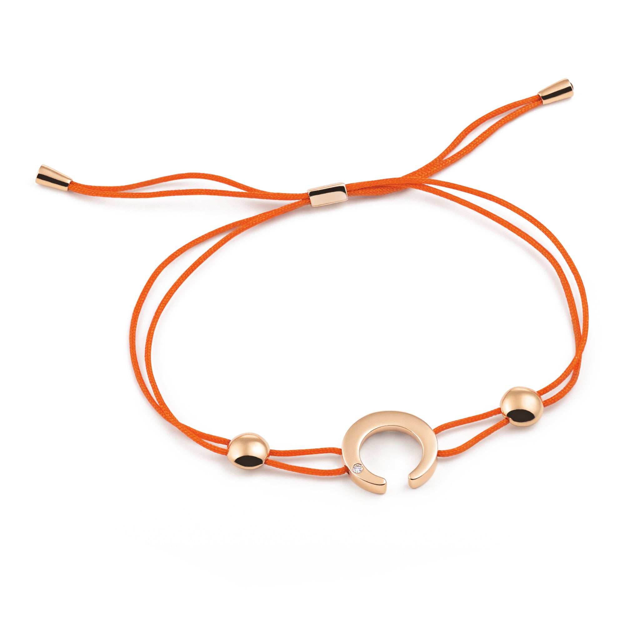 Al Coro Mezzaluna Armband (NB436OCR) aus Roségold mit Diamant