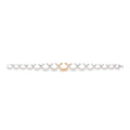 Al Coro Mezzaluna Armband (NB8350WR) aus Bicolor-Gold mit Diamant