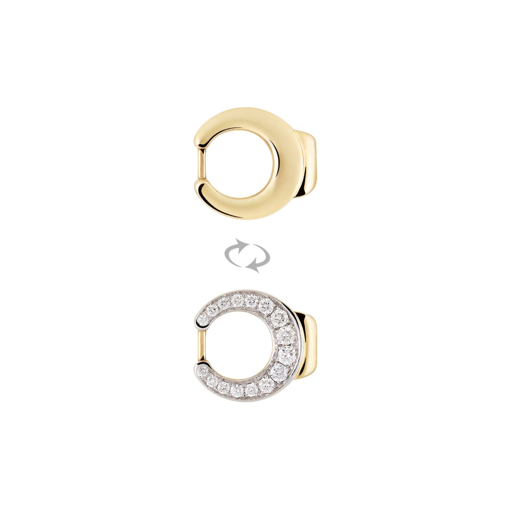 Al Coro Mezzaluna Attrae Armband - BA24G18_BA15WY_BA18Y_BA10WY_ACY (ACY) aus Gelbgold mit Diamant