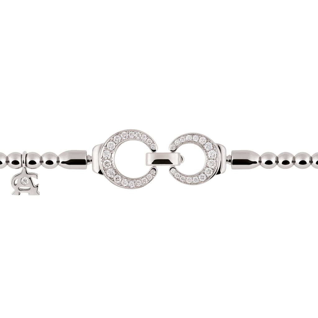 Al Coro Mezzaluna Attrae Armband - BA43W18_BA15WW_BA18W_BA10WW_ACW (ACW) aus Weißgold mit Diamant