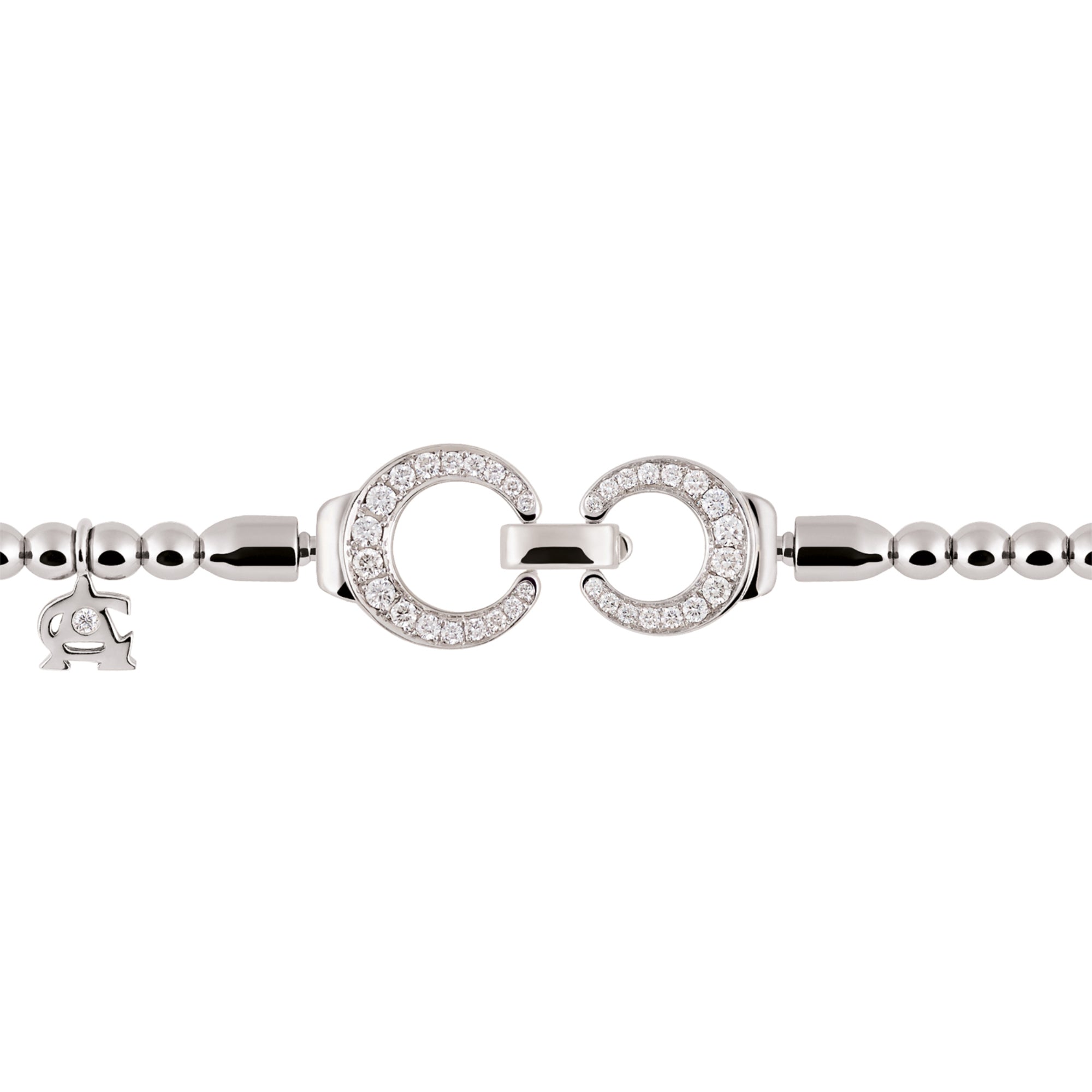 Al Coro Mezzaluna Attrae Armband - BA43W18_BA15WW_BA18W_BA10WW_ACW (ACW) aus Weißgold mit Diamant