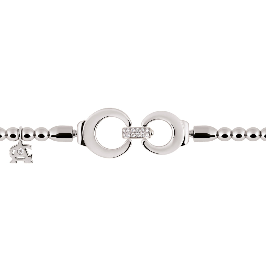 Al Coro Mezzaluna Attrae Armband - BA43W18_BA15WW_BA18W_BA10WW_ACW (ACW) aus Weißgold mit Diamant
