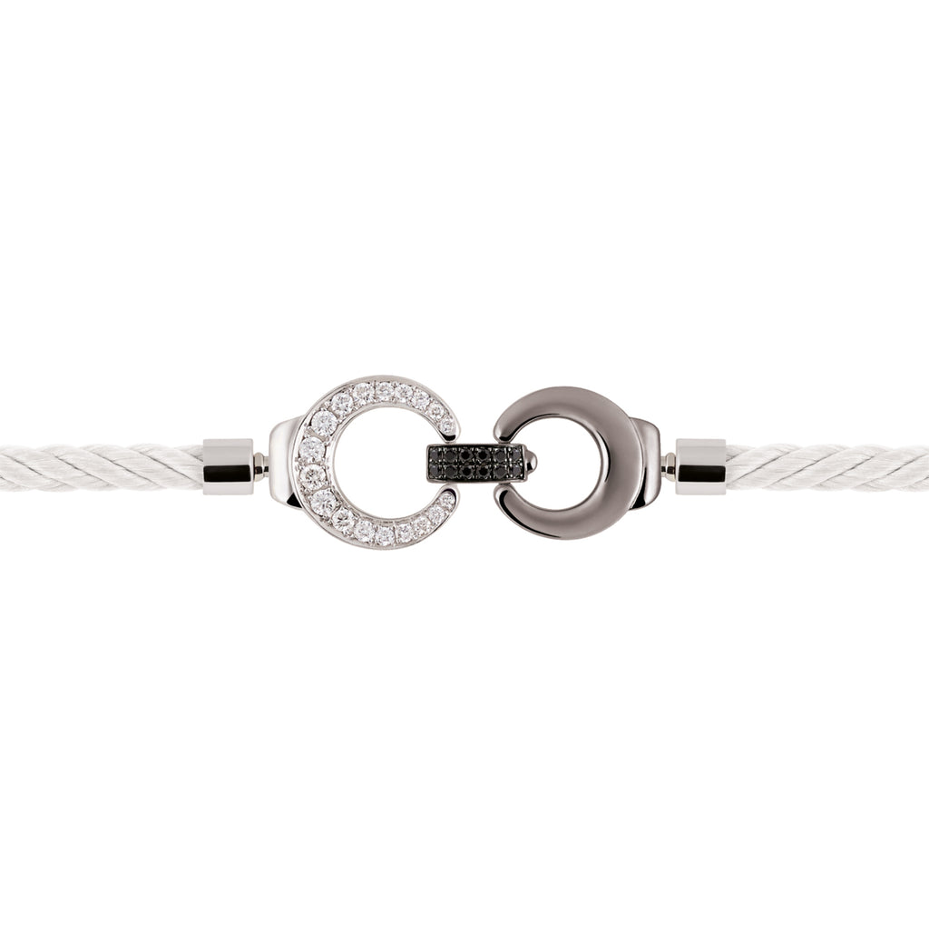 Al Coro Mezzaluna Attrae Armband - BACBPW18_BA15WW_BA18BSB_BA10BSB+ACW (ACW) aus Weißgold mit Diamant und Saphir