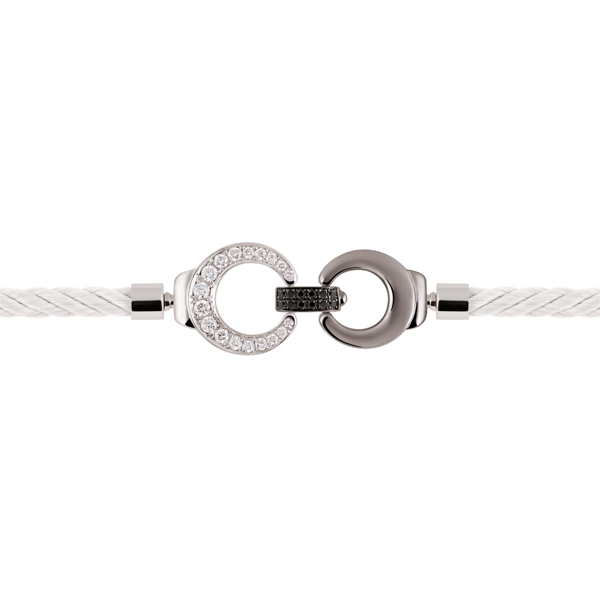 Al Coro Mezzaluna Attrae Armband - BACBPW18_BA15WW_BA18BSB_BA10BSB+ACW (ACW) aus Weißgold mit Diamant und Saphir