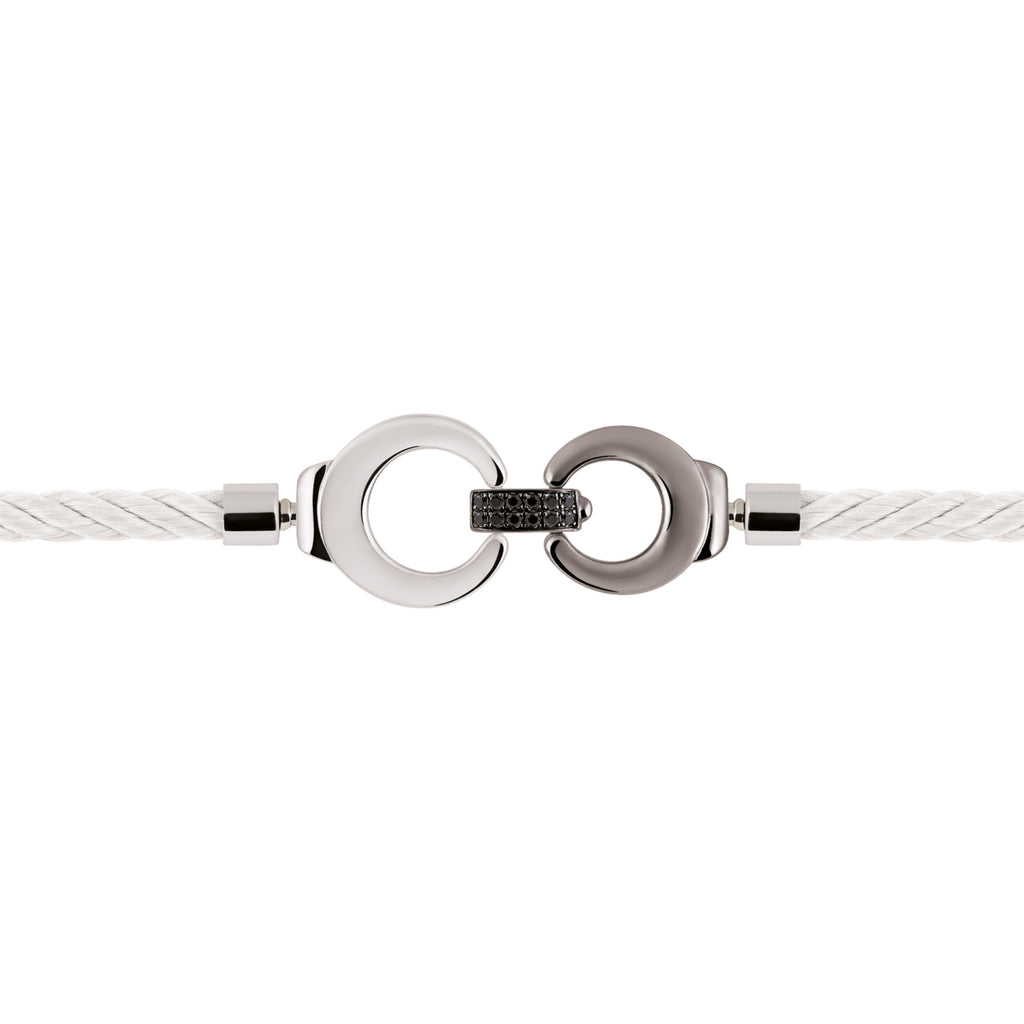 Al Coro Mezzaluna Attrae Armband - BACBPW18_BA15WW_BA18BSB_BA10BSB+ACW (ACW) aus Weißgold mit Diamant und Saphir