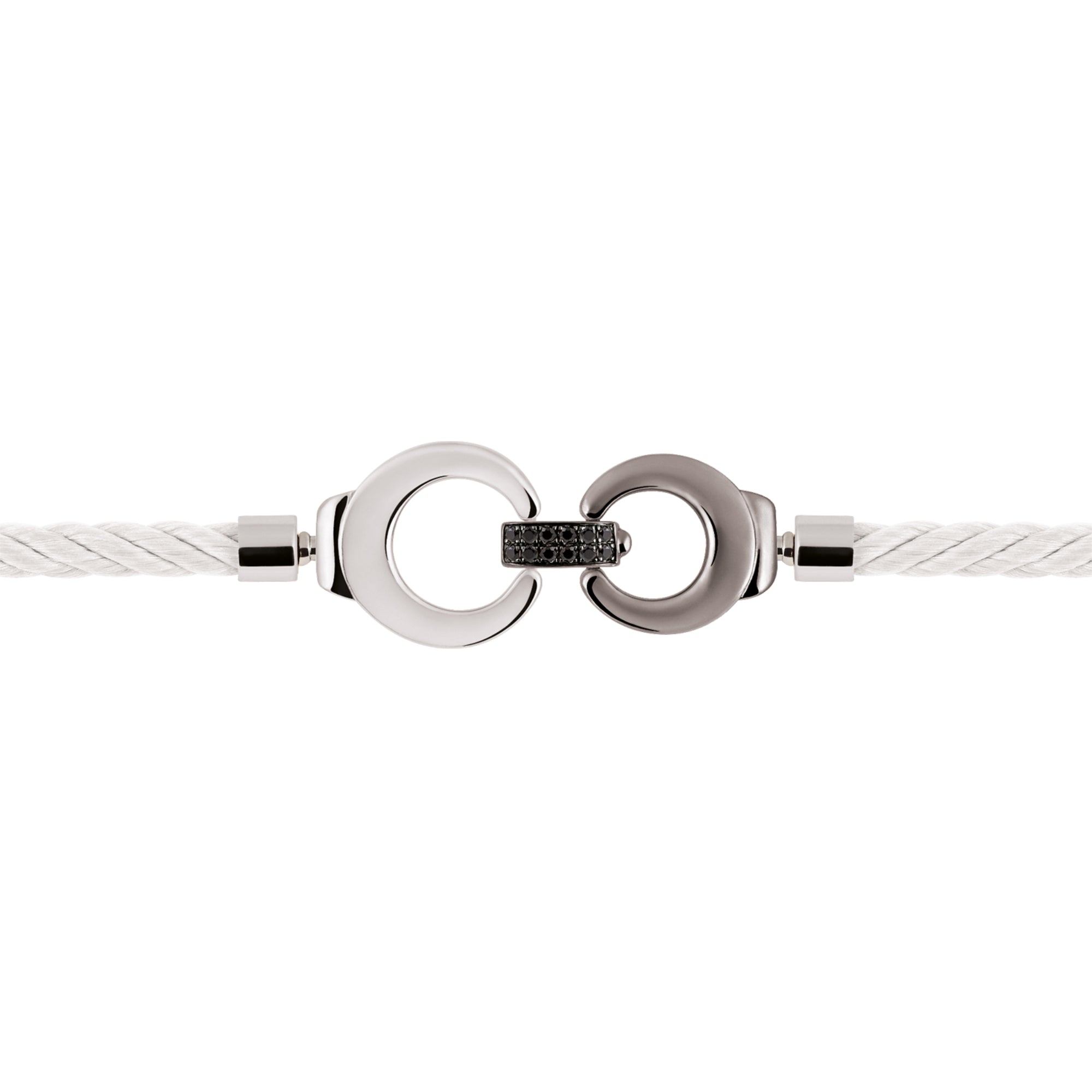 Al Coro Mezzaluna Attrae Armband - BACBPW18_BA15WW_BA18BSB_BA10BSB+ACW (ACW) aus Weißgold mit Diamant und Saphir