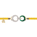 Al Coro Mezzaluna Attrae Armband - BACGAY18_BA15WY_BA18Y_BA12WMAY+ACY (ACY) aus Gelbgold mit Diamant und Malachit