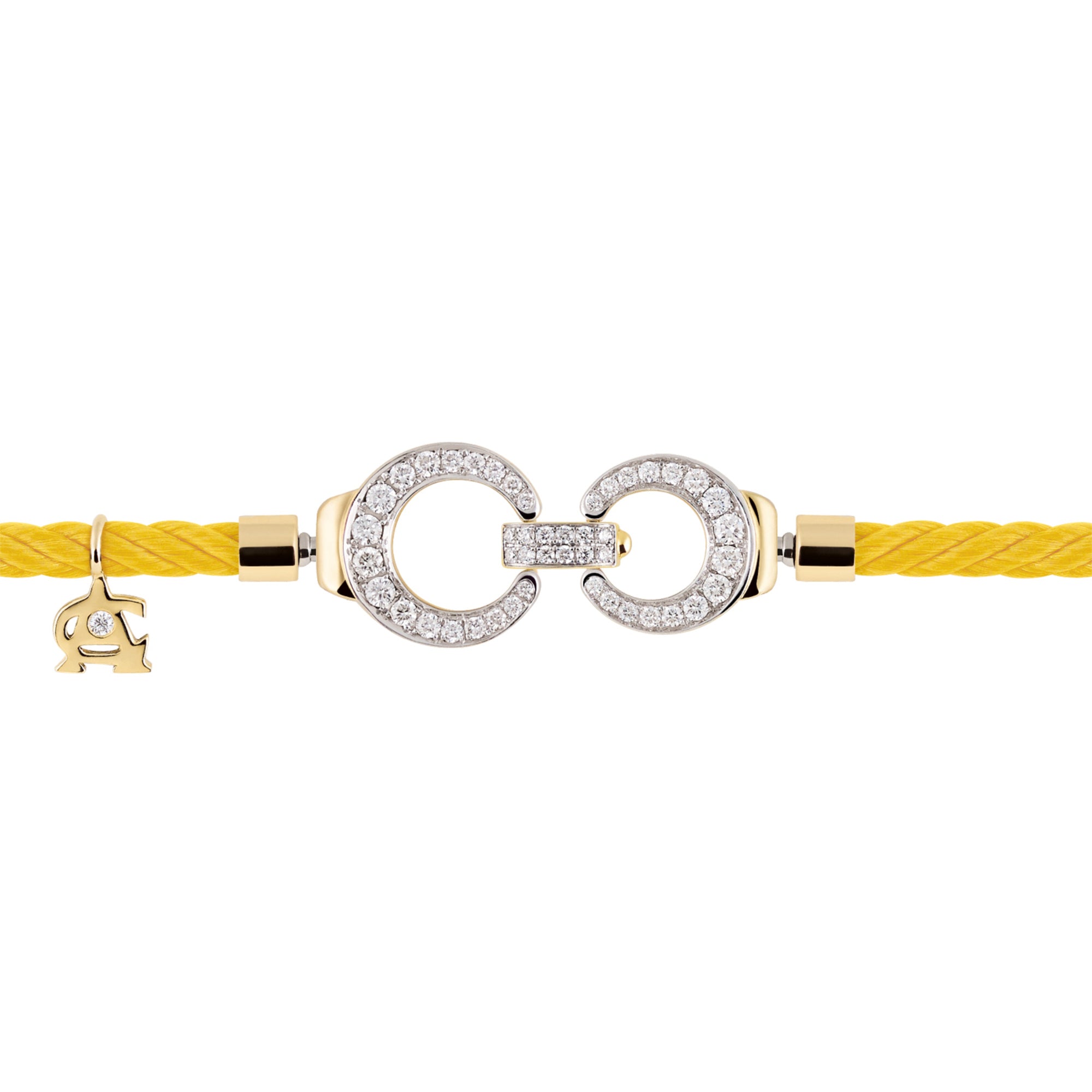 Al Coro Mezzaluna Attrae Armband - BACGAY18_BA15WY_BA18Y_BA12WMAY+ACY (ACY) aus Gelbgold mit Diamant und Malachit