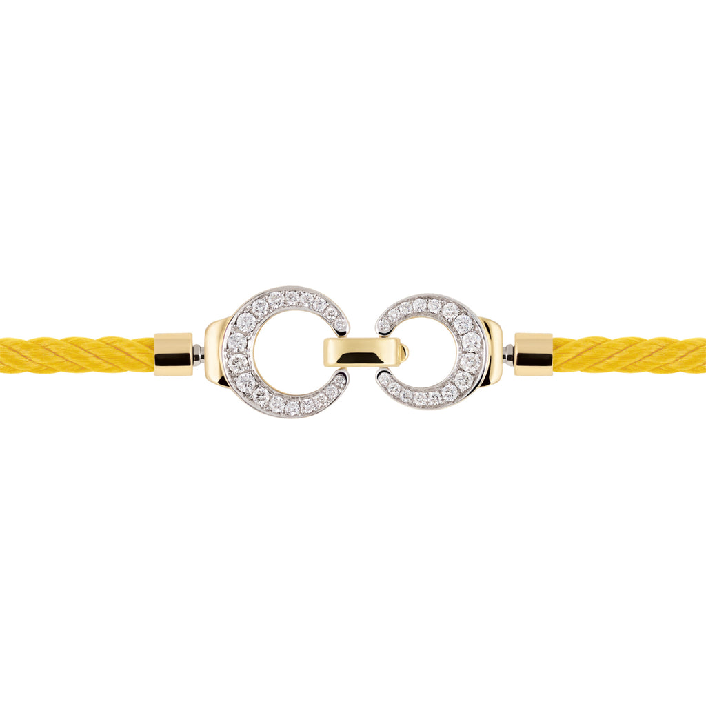 Al Coro Mezzaluna Attrae Armband - BACGAY18_BA15WY_BA18Y_BA12WMAY+ACY (ACY) aus Gelbgold mit Diamant und Malachit