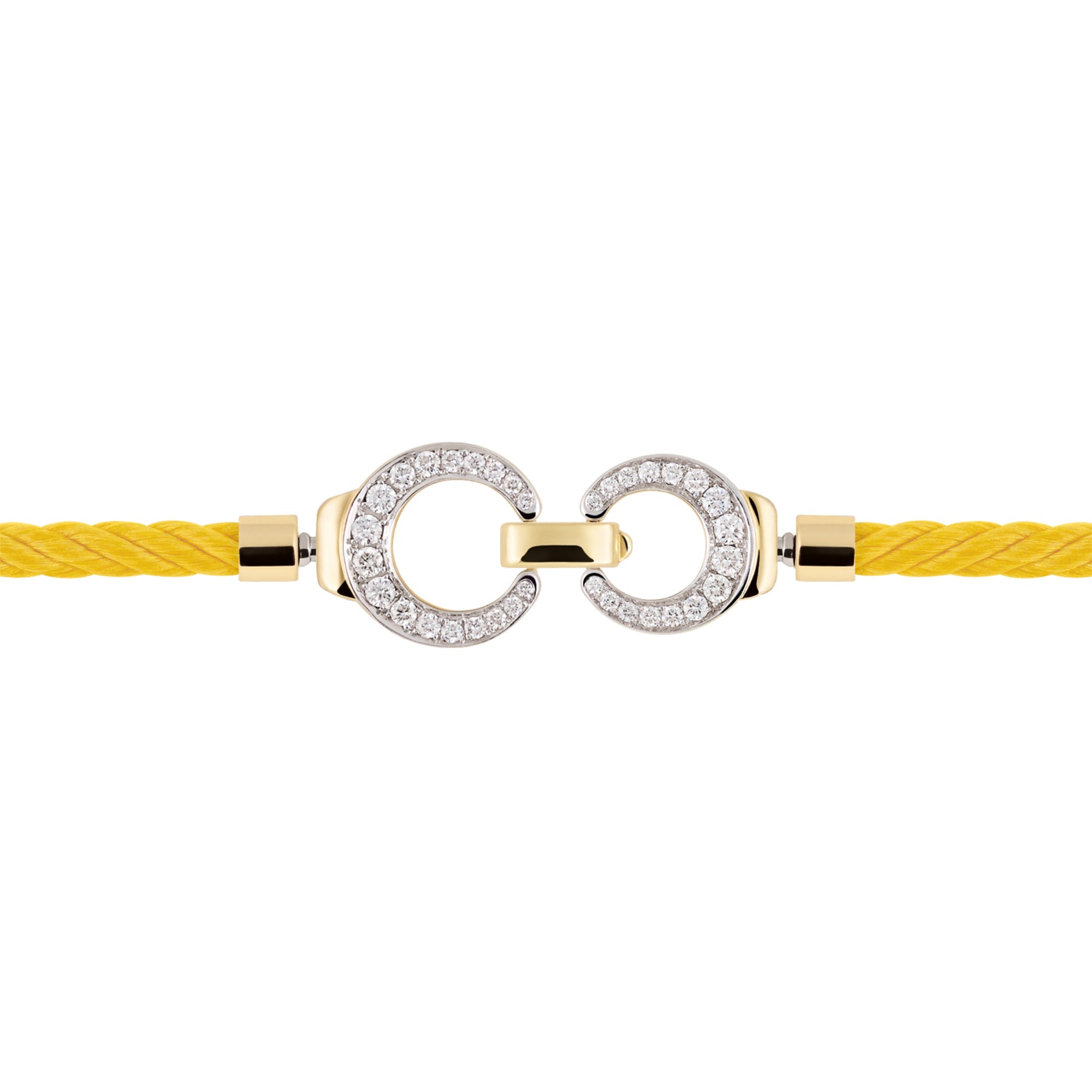 Al Coro Mezzaluna Attrae Armband - BACGAY18_BA15WY_BA18Y_BA12WMAY+ACY (ACY) aus Gelbgold mit Diamant und Malachit