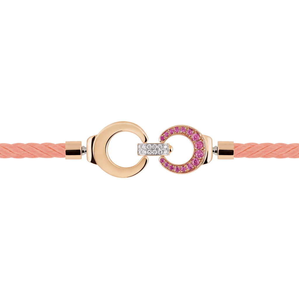 Al Coro Mezzaluna Attrae Armband - BACRMR18_BA16R_BA18R_BA11WSR (BA11WSR) aus Roségold mit Diamant und Saphir