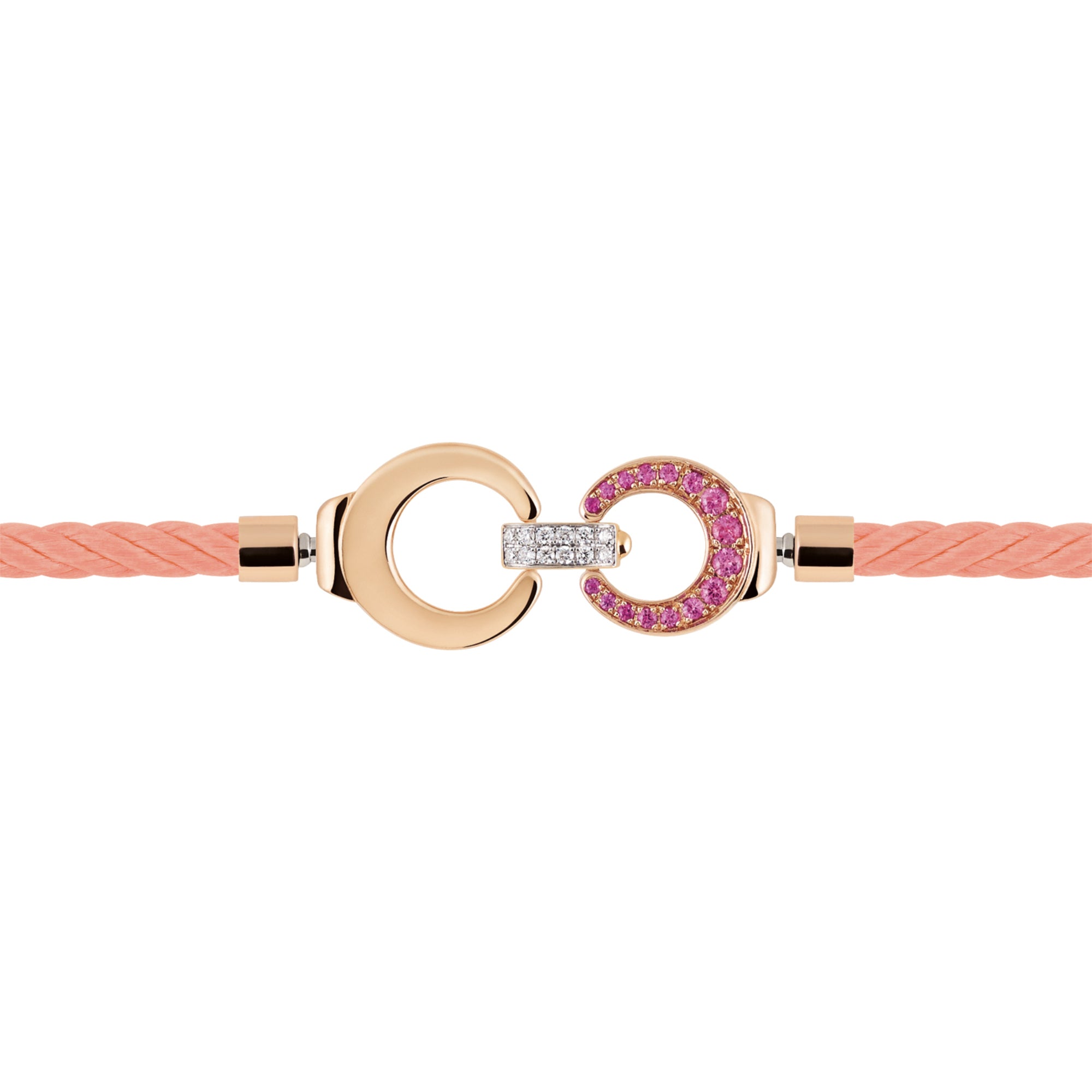 Al Coro Mezzaluna Attrae Armband - BACRMR18_BA16R_BA18R_BA11WSR (BA11WSR) aus Roségold mit Diamant und Saphir