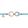 Al Coro Mezzaluna Attrae Armband - BACTR18_BA15WR_BA18R_BA14TQR+ACR (ACR) aus Roségold mit Diamant und Türkis