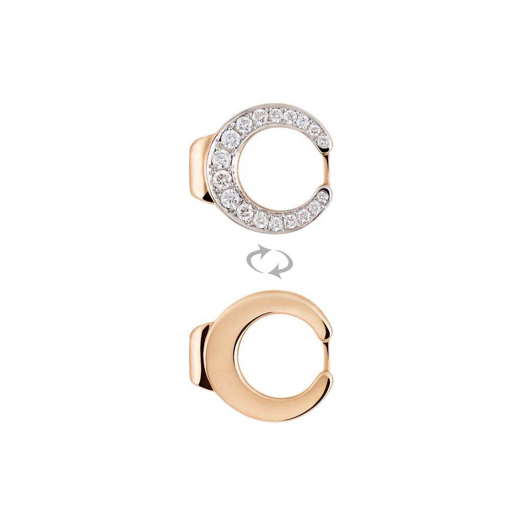 Al Coro Mezzaluna Attrae Armband - BACTR18_BA15WR_BA18R_BA14TQR+ACR (ACR) aus Roségold mit Diamant und Türkis