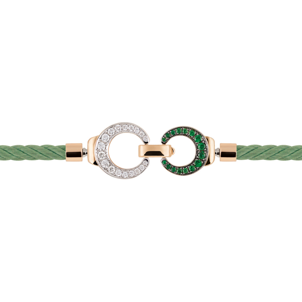 Al Coro Mezzaluna Attrae Armband - BACVLR18_BA15WR_BA18R_BA11WTR (BA11WTR) aus Roségold mit Diamant und Tsavorit