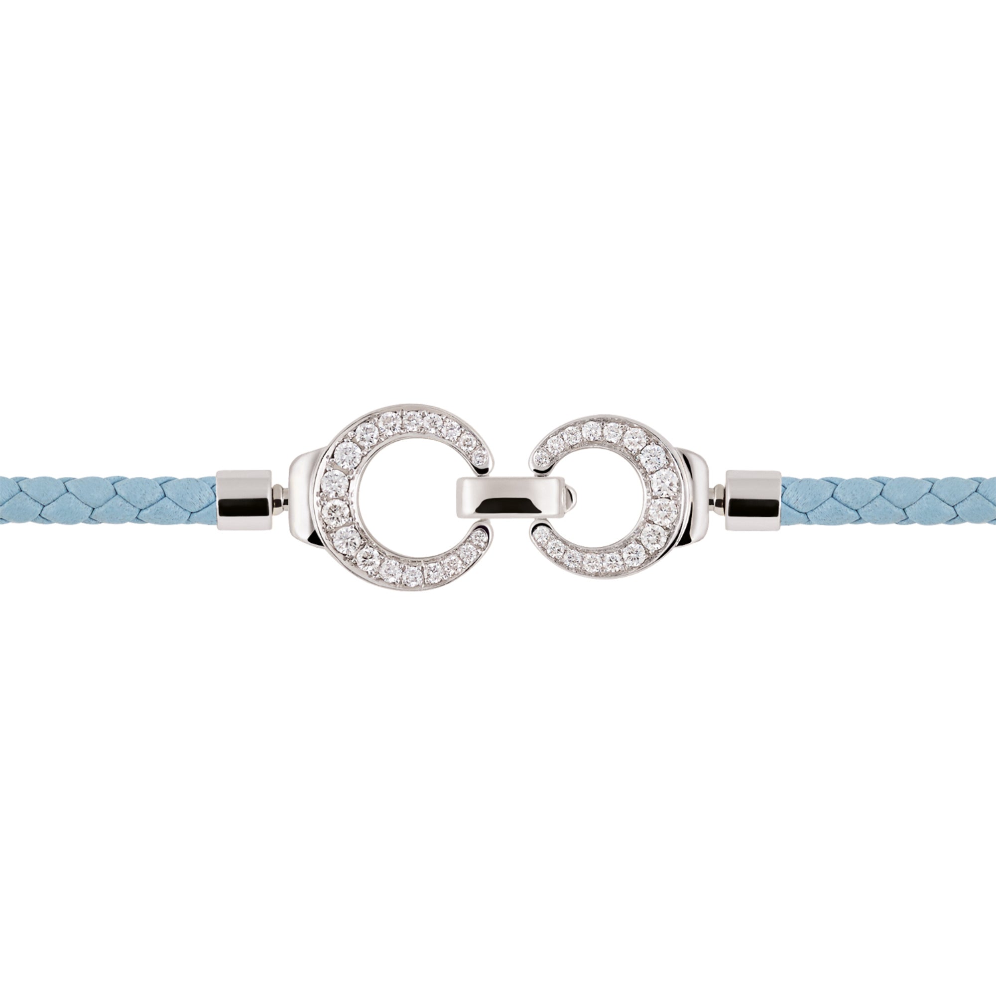 Al Coro Mezzaluna Attrae Armband - BAL3AAW18_BA15WW_BA18W_BA11WPW+ACW (ACW) aus Weißgold mit Diamant, Paraiba und Turmalin