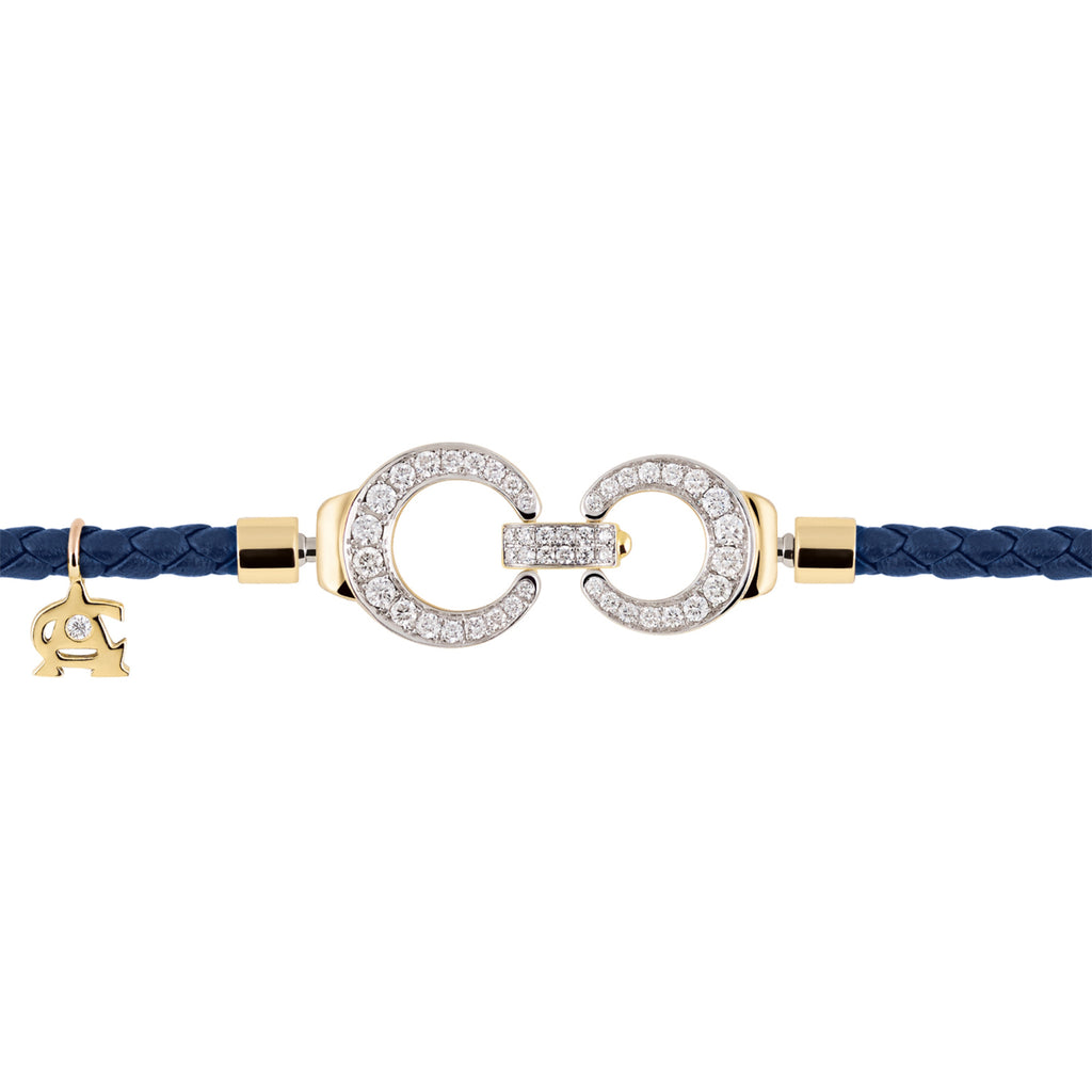 Al Coro Mezzaluna Attrae Armband - BAL3ARY18_BA15WY_BA18Y_BA10WY+ACY (ACY) aus Gelbgold mit Diamant